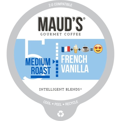 Maud's French Vanilla Single-Serve Capsule Coffee, Regular